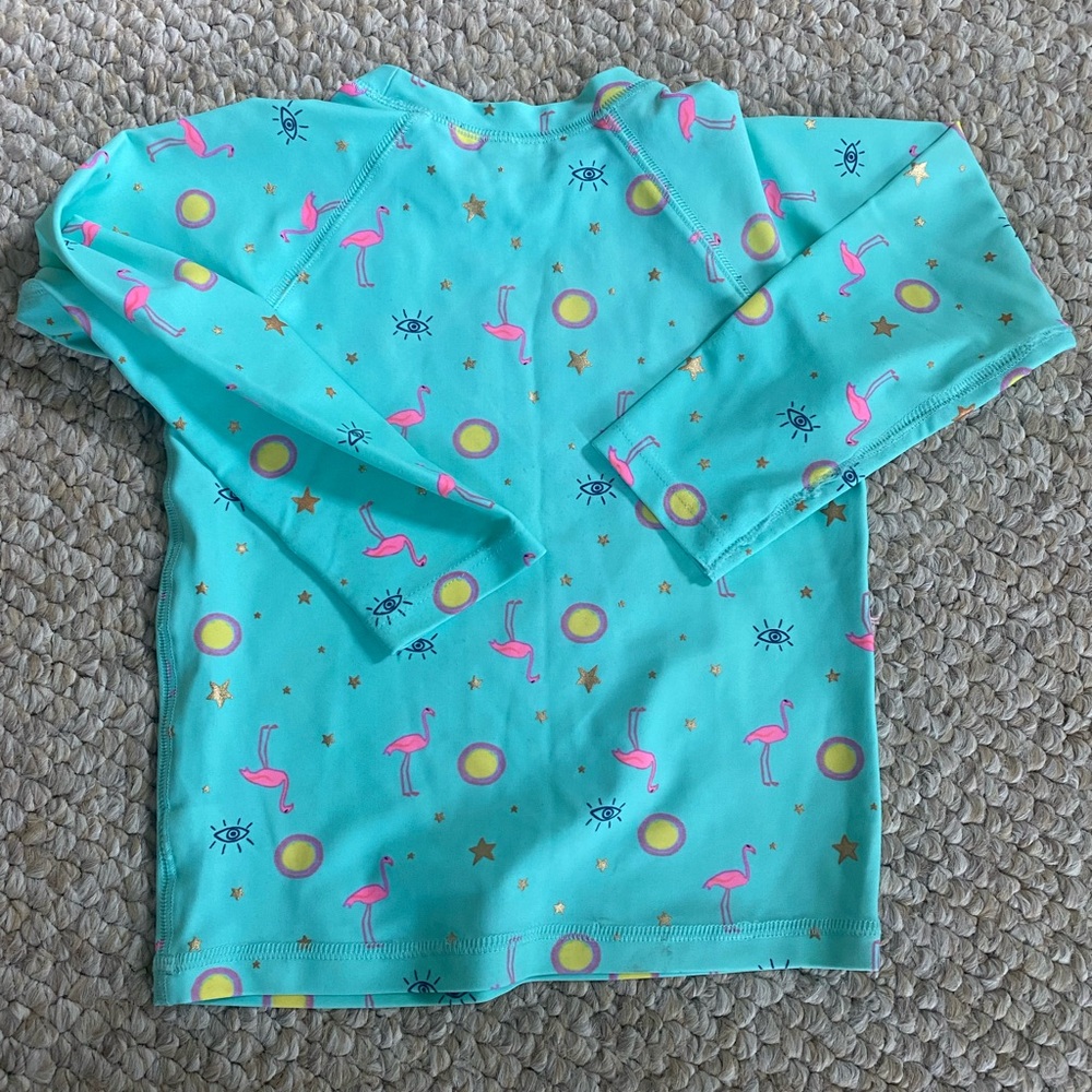 Girls Egg Susan Lazar Rashgusrd shirt size 4 yr